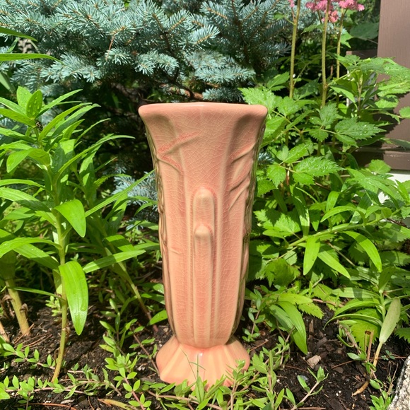 SOLD McCOY Art Deco Butterfly Vase - Picture 4 of 14